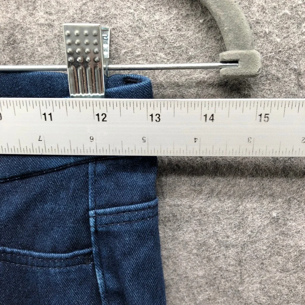 Uniqlo Ultra Stretch Legging Pants Womens XS Blue Jeggings Mid Rise Pull On - Picture 5 of 8